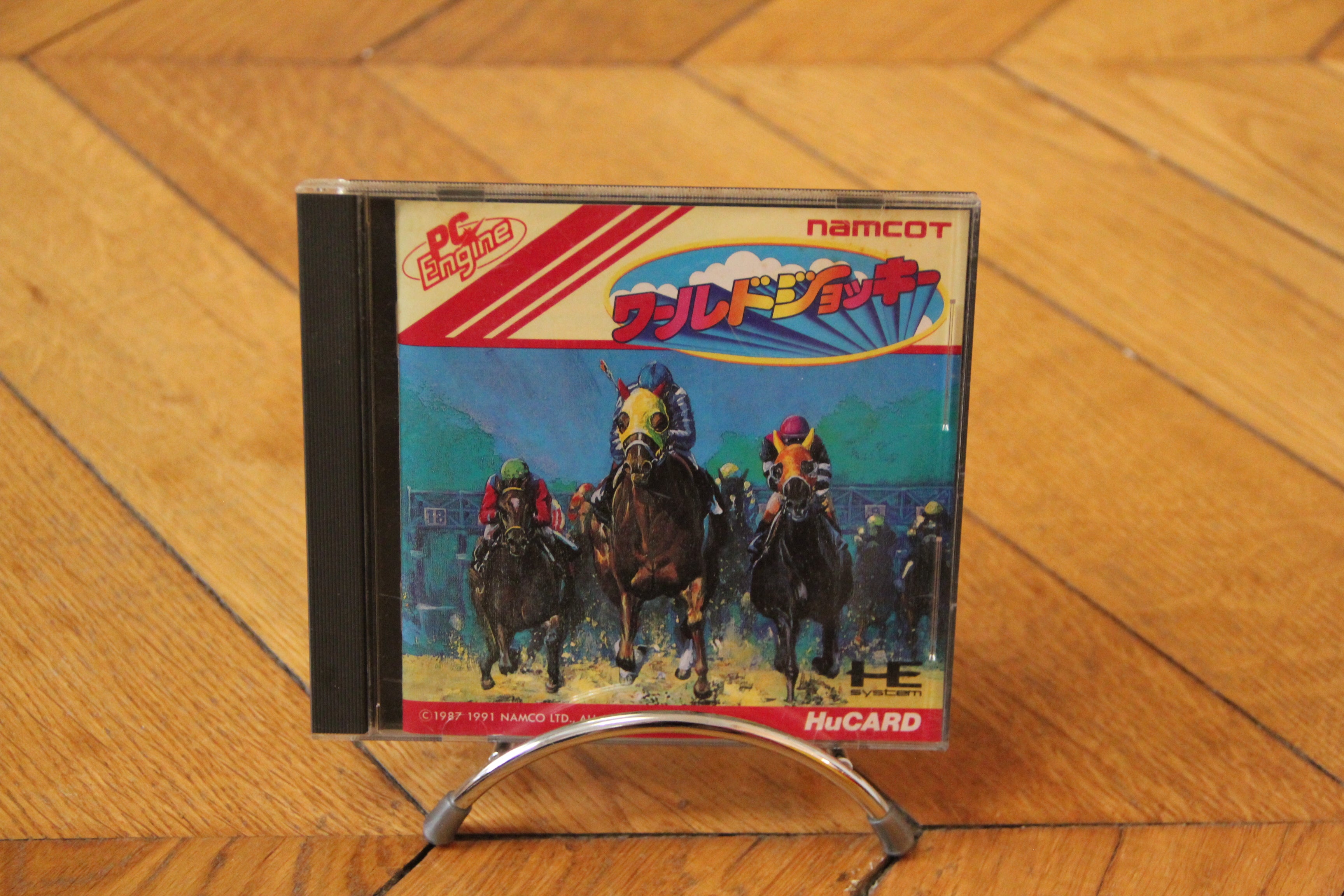 World Jockey Pc Engine NEC Games Jeux HuCard Japan NC91003 Boxed