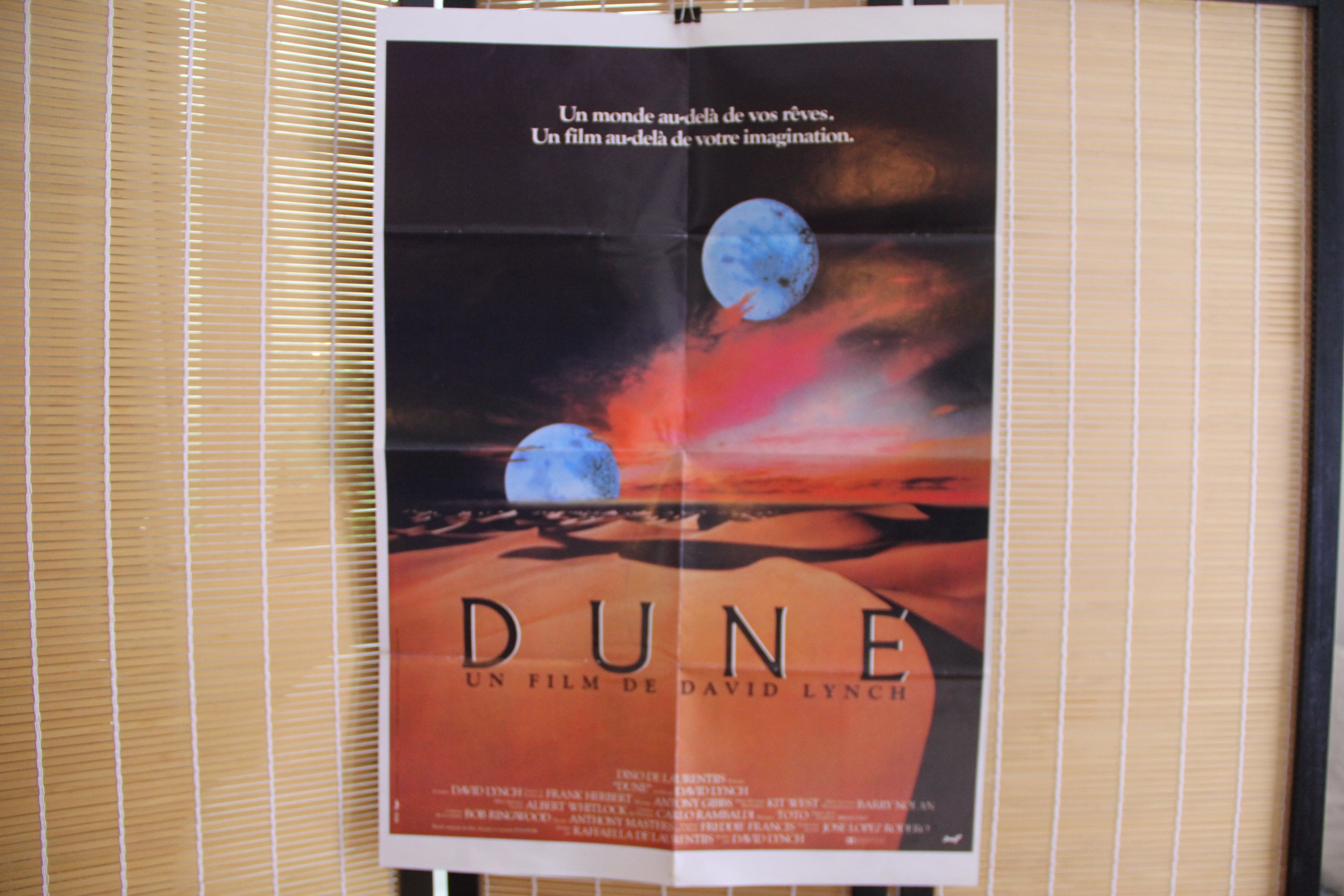 Le Cauchemar de Dracula / Dune double sided  Original Poster France Horror Christopher Lee 23,50"x31,5"/60x80cm